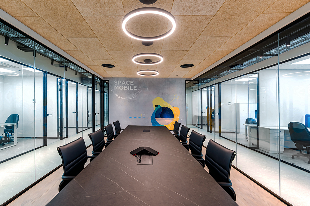 נהר תאורה מובילים בפרופילי תאורה